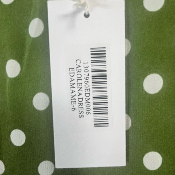 NWT Reformation Carolina Dress in Edamame - Picture 7 of 12